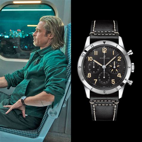 breitling brad pitt ad suit|brad pitt bullet train.